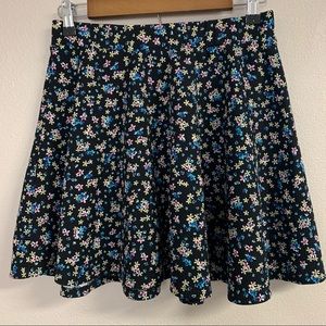 Olsenboye floral mini circle skirt